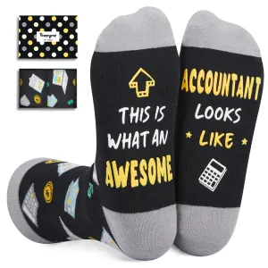 Funny Gifts for Men Women - Socks for Pastor Accounting, Christian Gifts Accounting Gifts