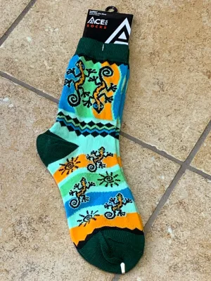 Gecko Socks (sz 9-11); SK339Y