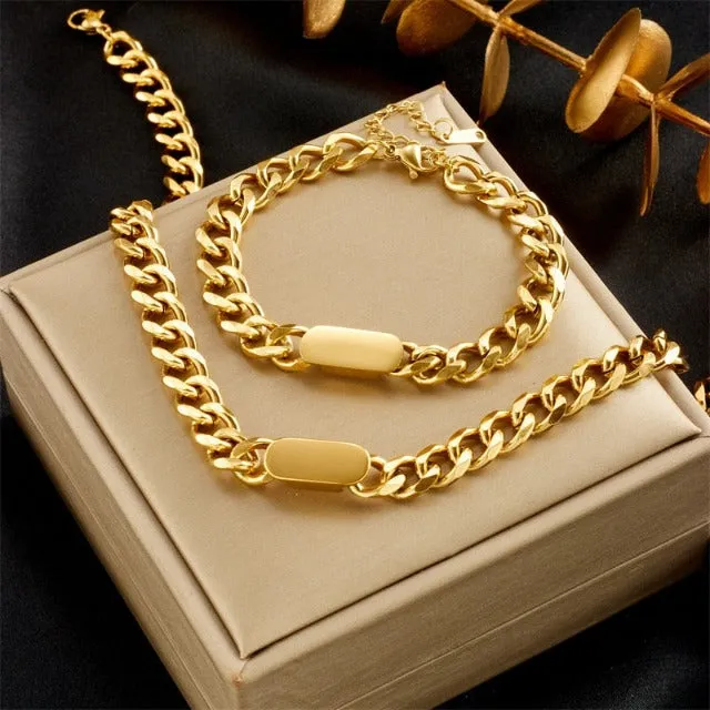 Geometric Jewelry Set For Women