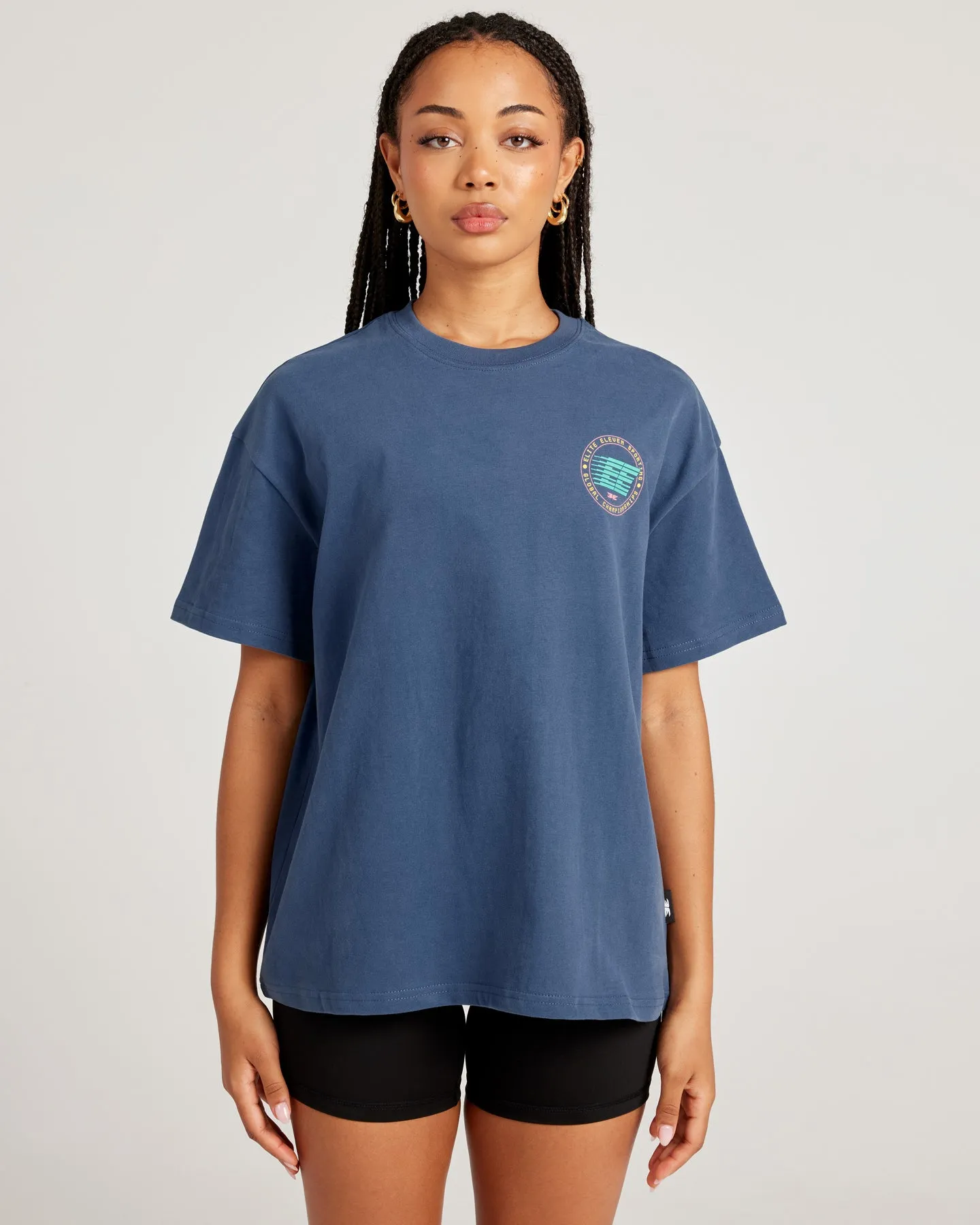 Global Championship Women's Tee - Navy