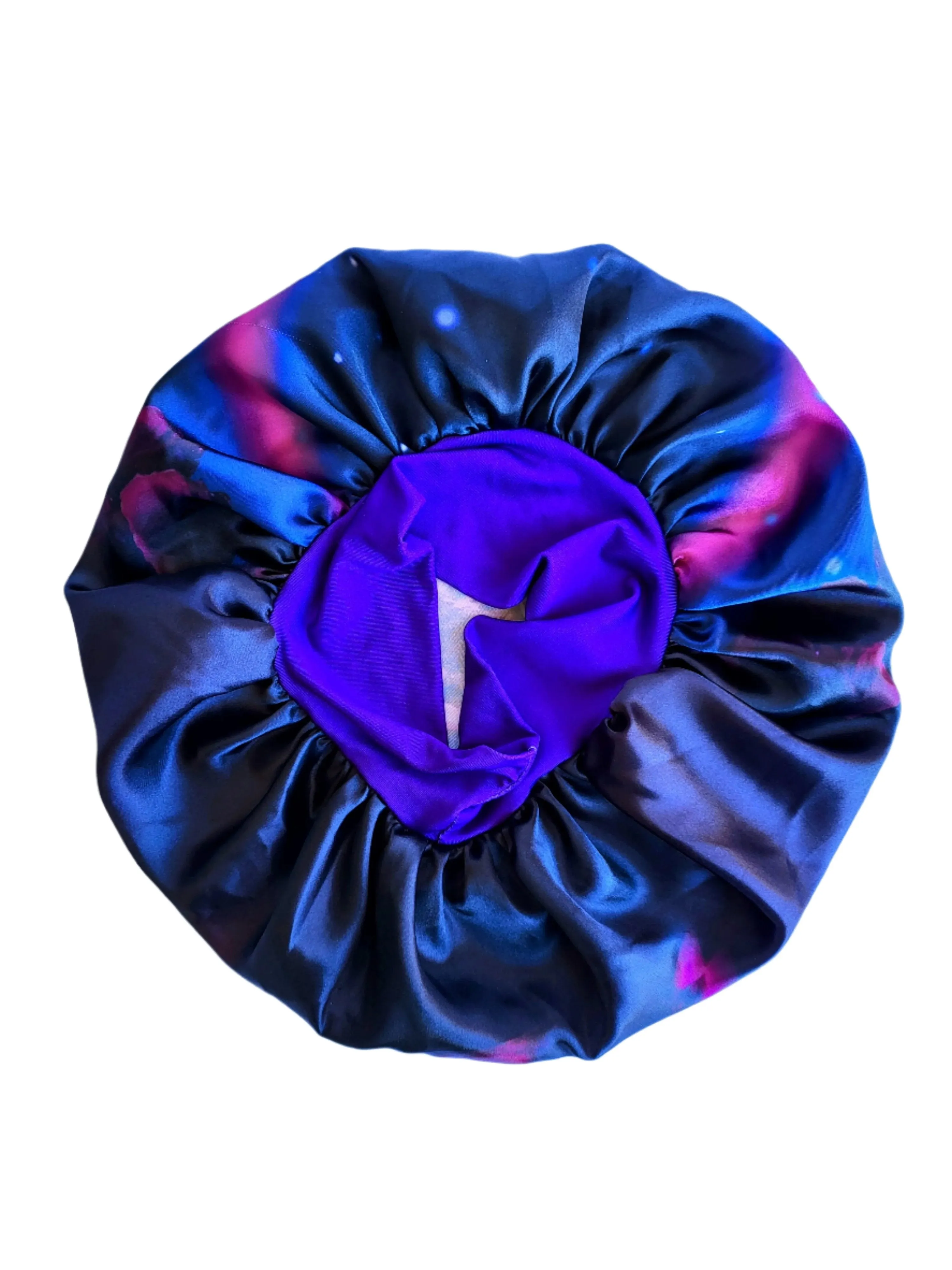 GOODNIGHT Wide Band Single Layer Jumbo Satin Bonnet