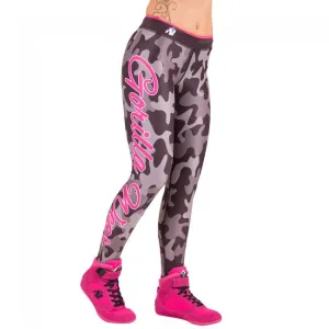 Gorilla Wear - Camo Tights - Black/Gray/Pink