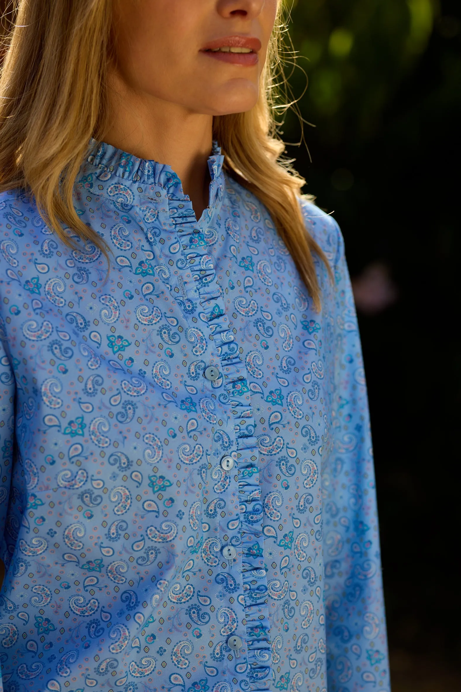 Gun Hill Womens Utrera Shirt - Blue