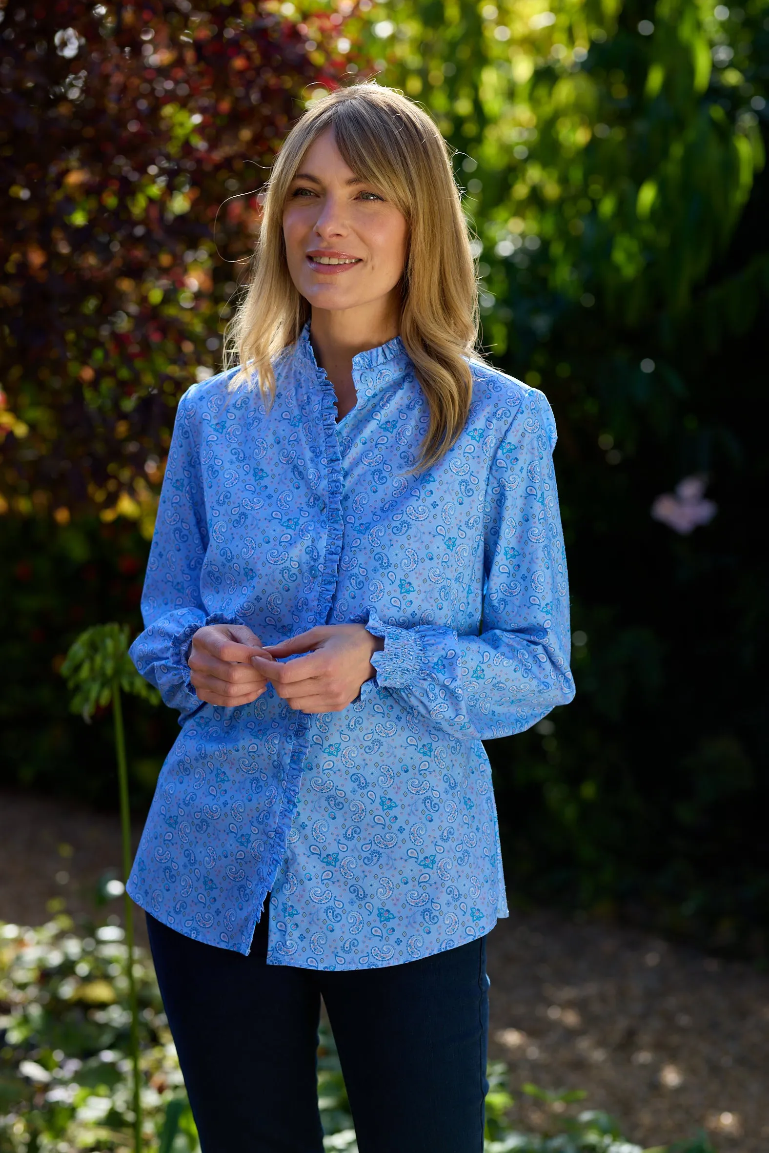 Gun Hill Womens Utrera Shirt - Blue