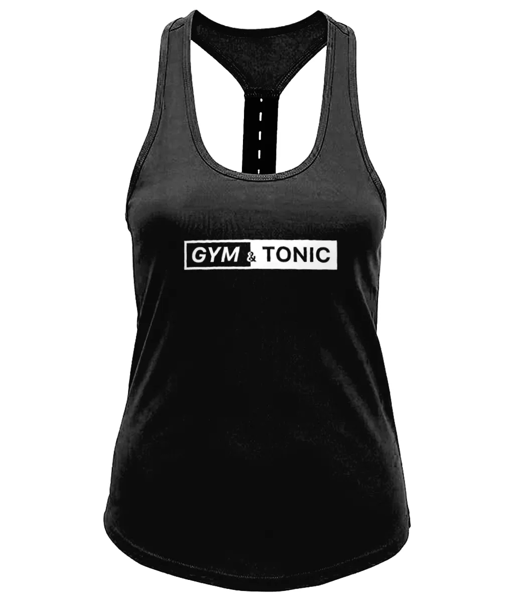 Gym & Tonic Ladies Performance Strap Back Gym Vest