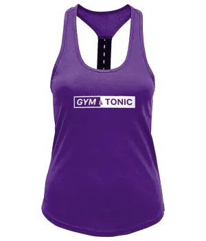 Gym & Tonic Ladies Performance Strap Back Gym Vest