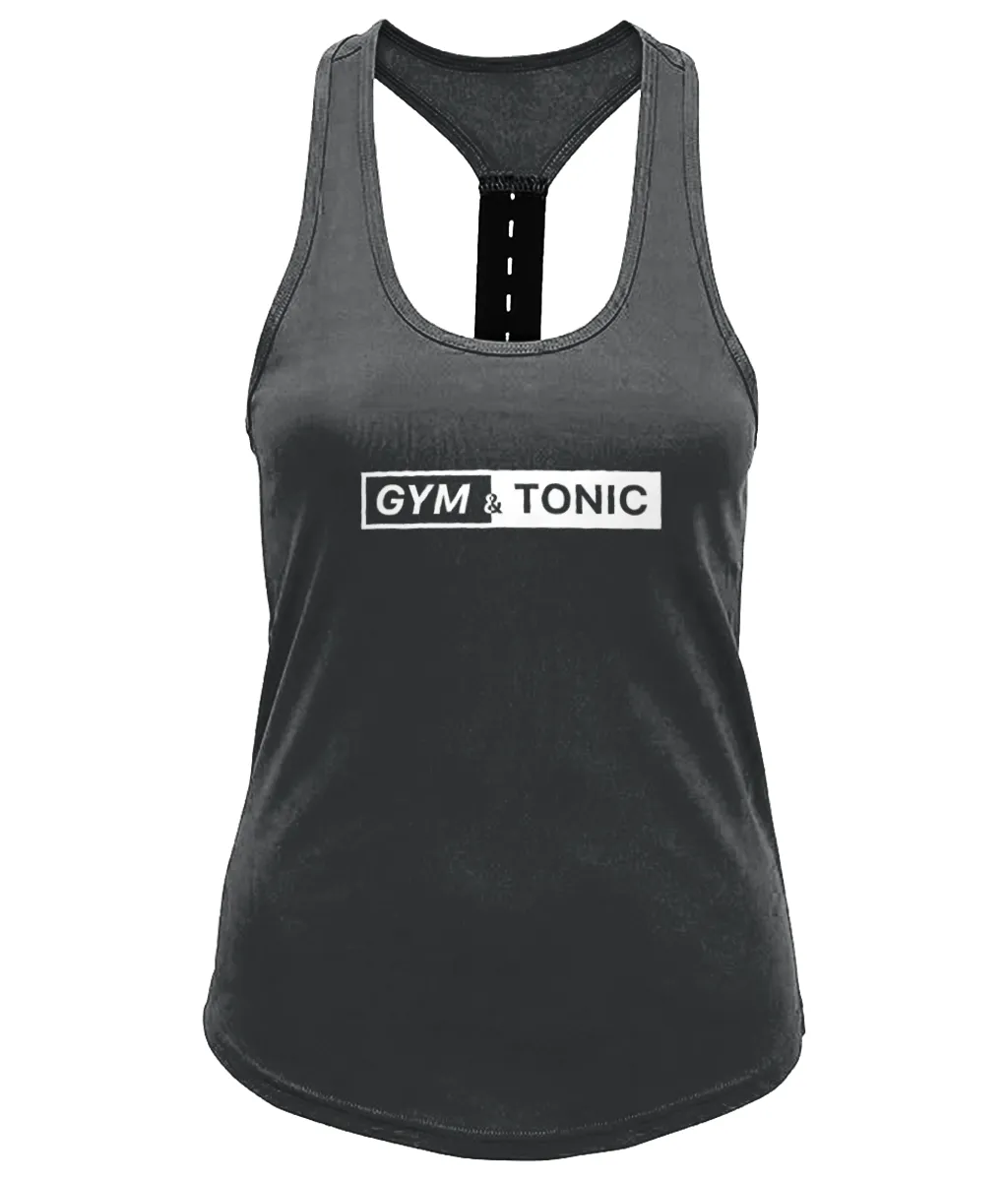Gym & Tonic Ladies Performance Strap Back Gym Vest