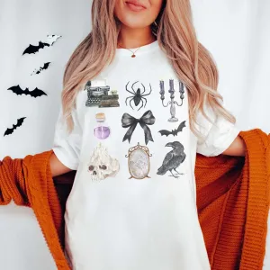 Halloween Collage Graphic T-Shirt