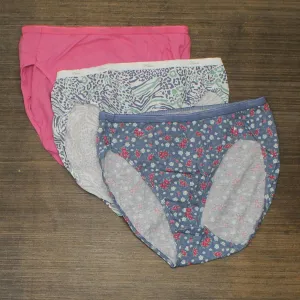 Hanes Women's Hi-Cut Panties PP43WB 6pk PP43WB Colors May Vary 9