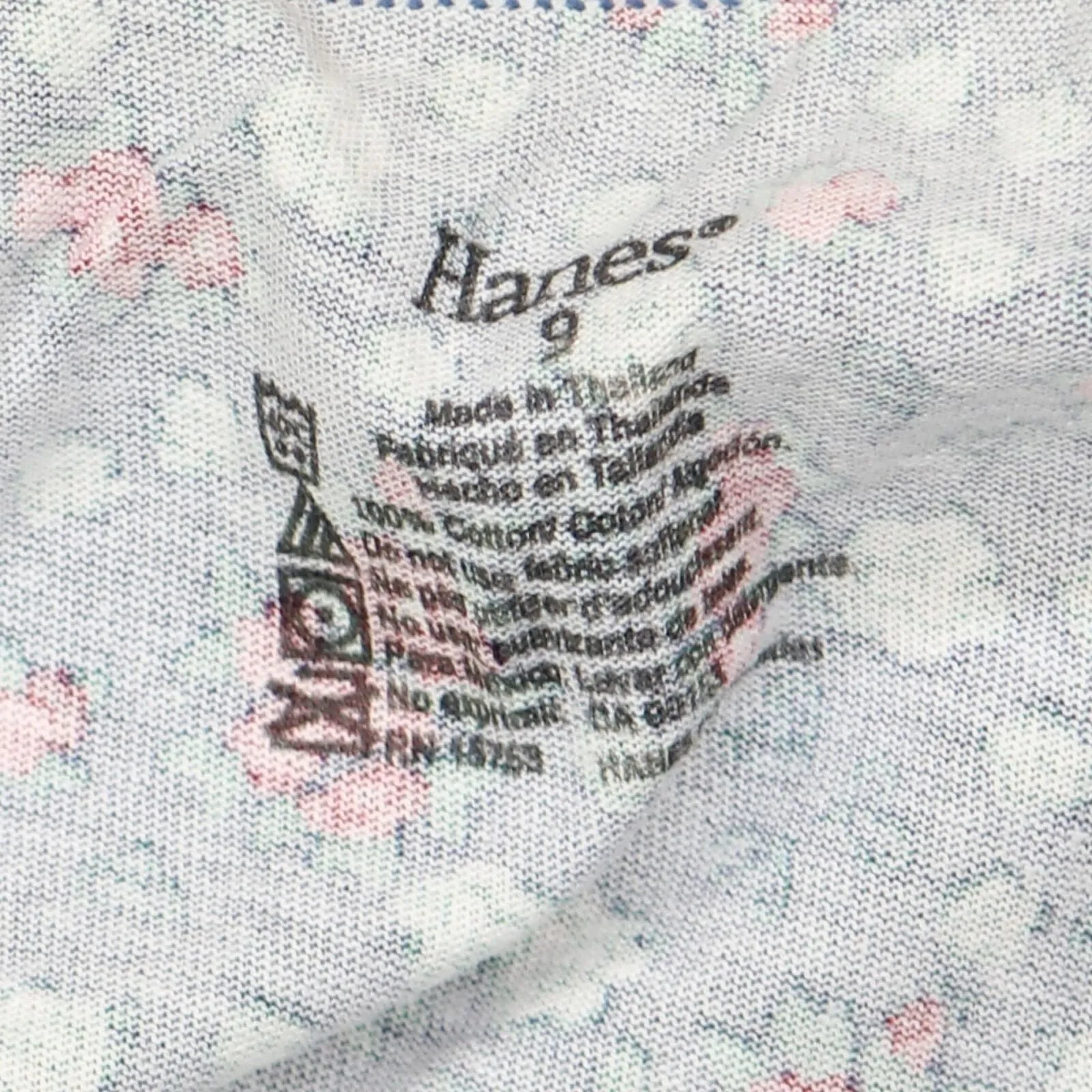 Hanes Women's Hi-Cut Panties PP43WB 6pk PP43WB Colors May Vary 9