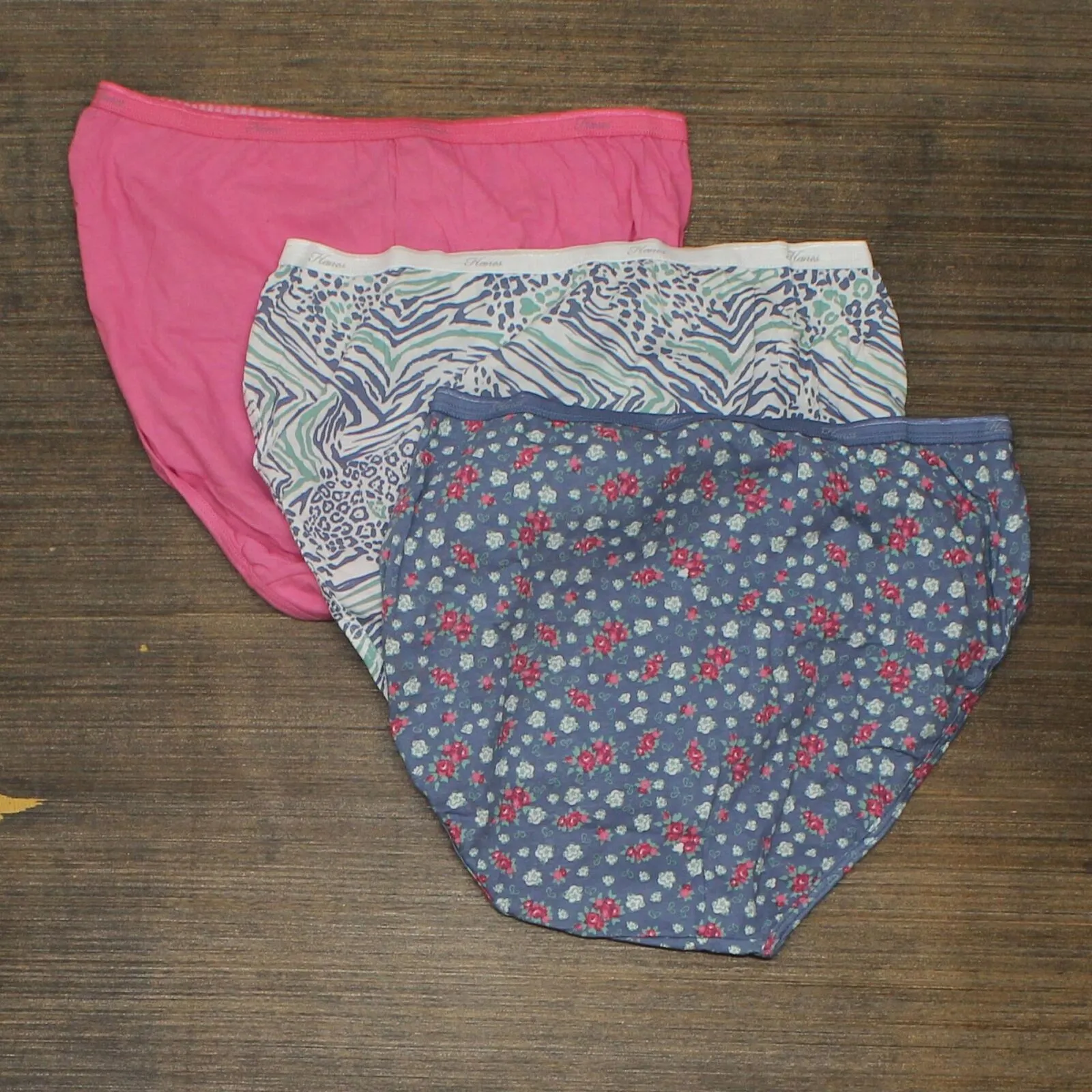 Hanes Women's Hi-Cut Panties PP43WB 6pk PP43WB Colors May Vary 9