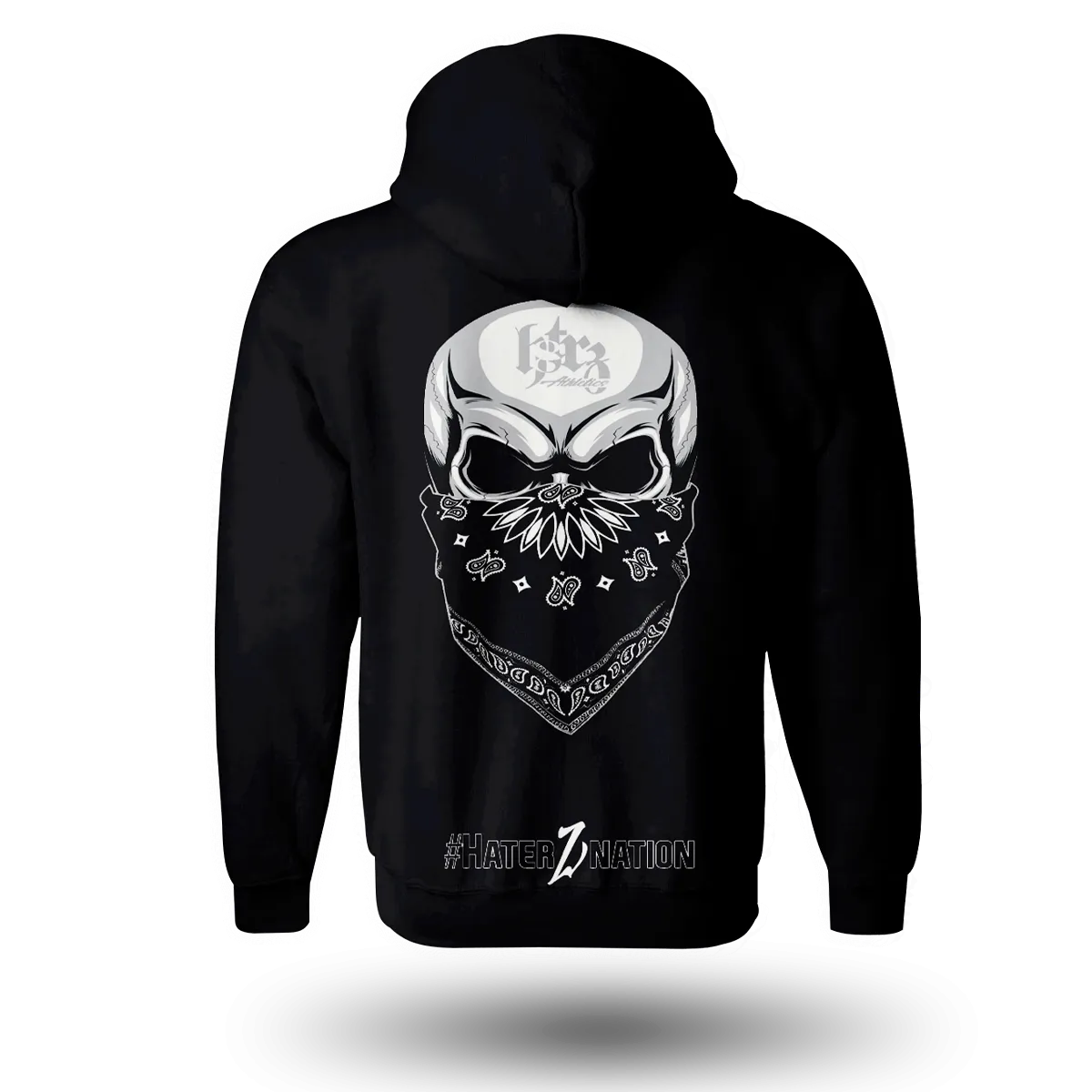 Haterz OG Black Skull Hoodie