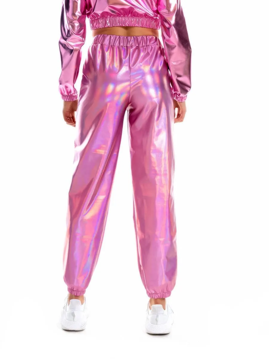 Holographic Women's Festival Rave Pants