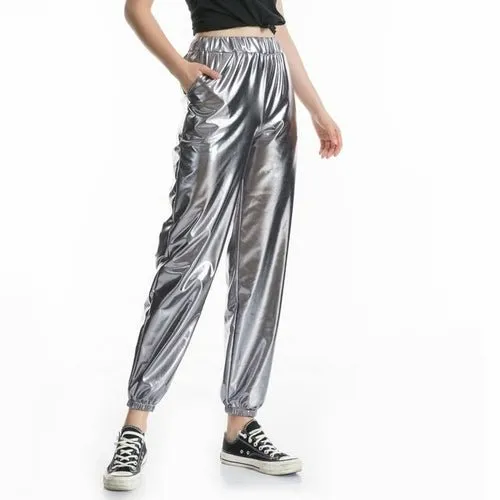 Holographic Women's Festival Rave Pants