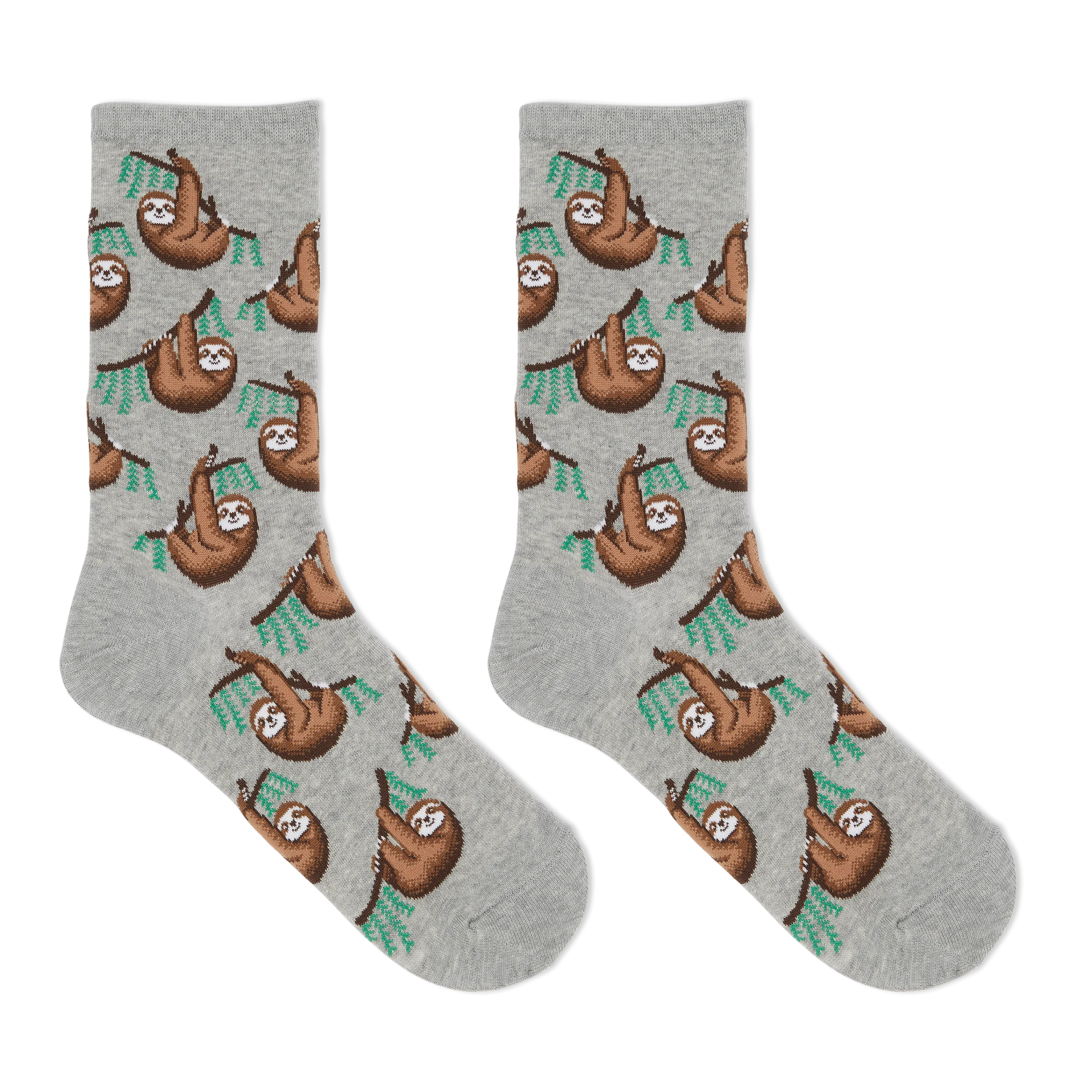HOTSOX Women's Sloth Crew Socks
