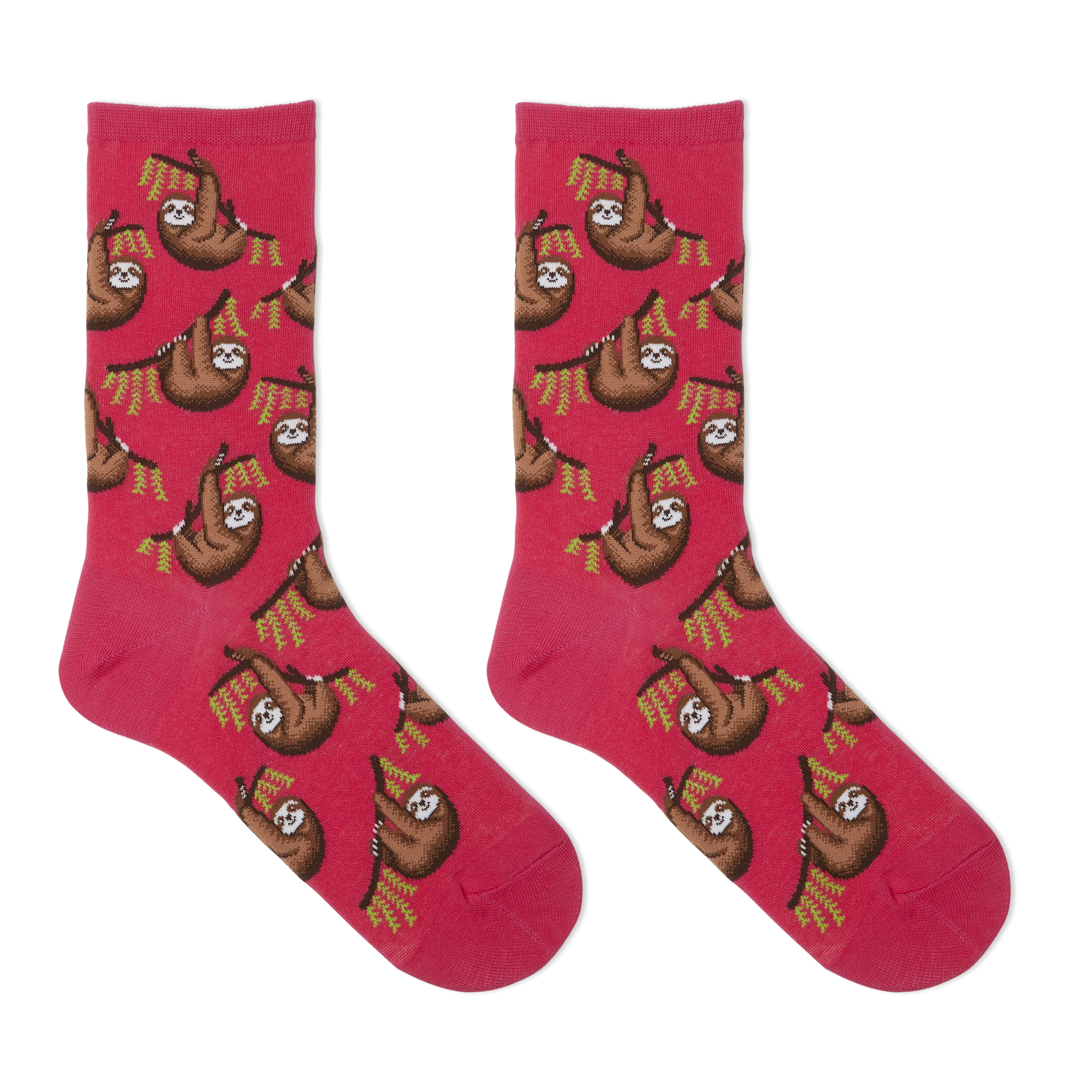 HOTSOX Women's Sloth Crew Socks
