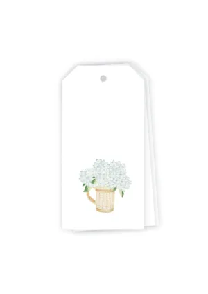 Hydrangea Pitcher Watercolor Gift Tags
