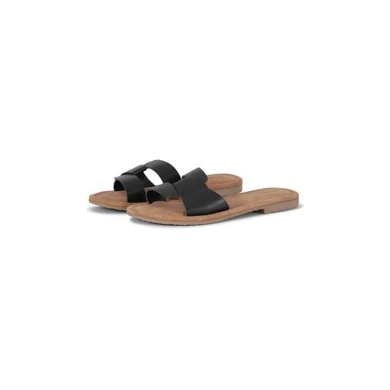 Ilse Jacobsen Leather Sandal - Black