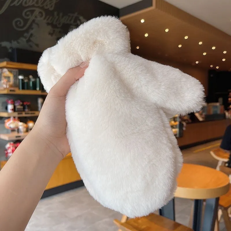 INSTOCK-Women's winter warm cartoon mittens