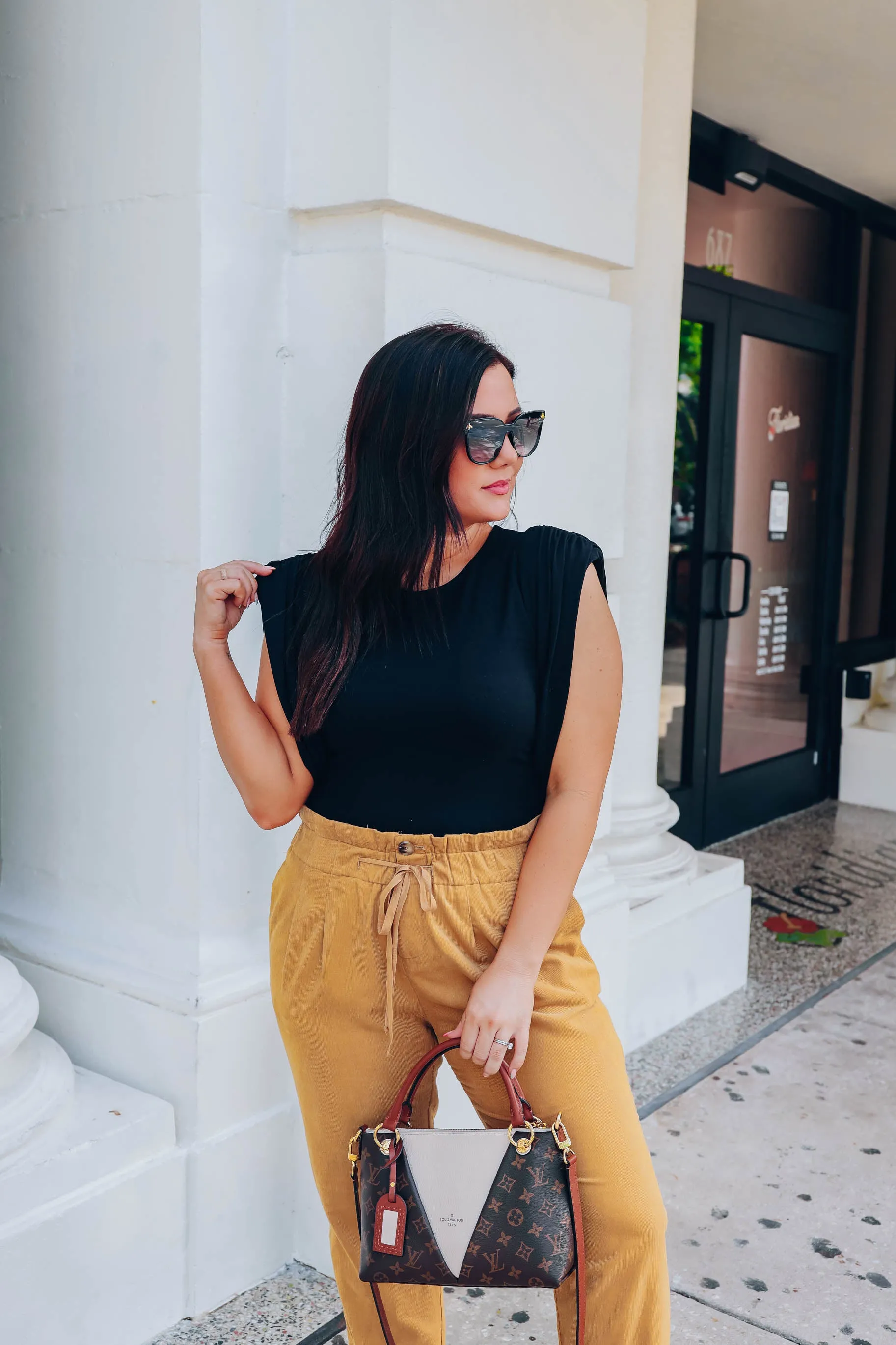 It's A Vibe Padded Shoulder Body Suit