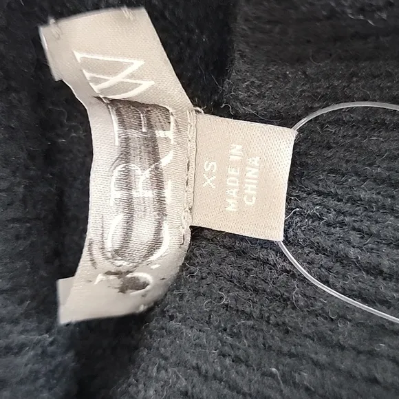 J. Crew Chunky crewneck sweater in Supersoft yarn Black &amp; White striped XS