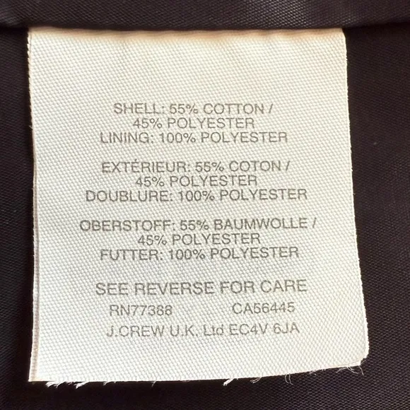 J. Crew Parke Eniko Black  Seersucker Cotton 1 Button Blazer Women's Size 10