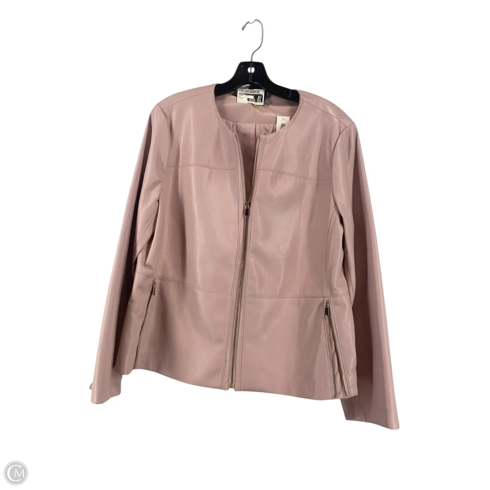 Jacket Other By Chicos In Pink, Size: 2