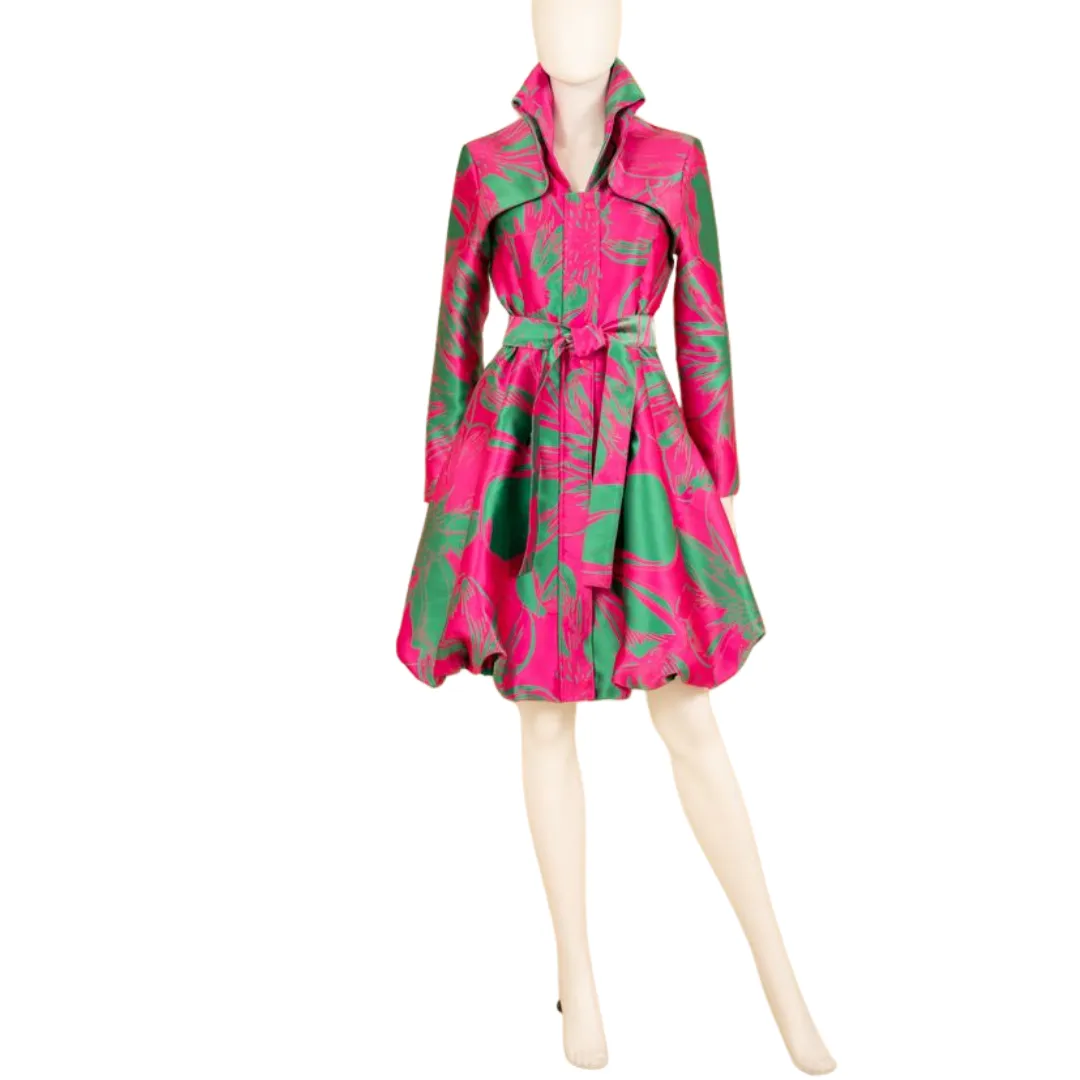 Jacquard Versatile Dress Coat