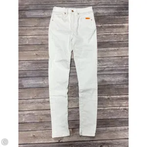 Jeans Skinny By Express In White, Size: 2l