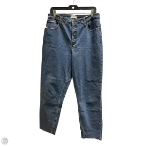 Jeans Straight By Abercrombie And Fitch In Blue, Size: 12