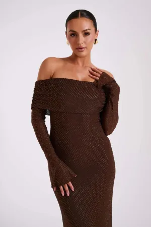 Jennifer® | Luxurious glitter evening dress
