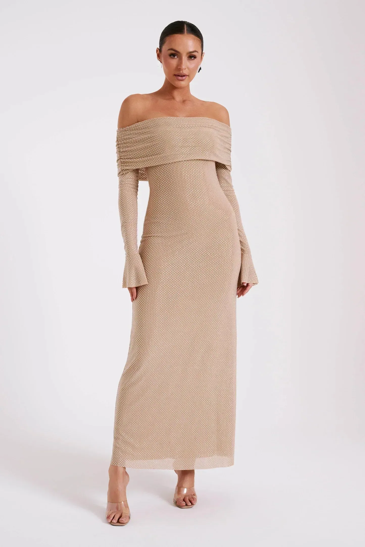 Jennifer® | Luxurious glitter evening dress