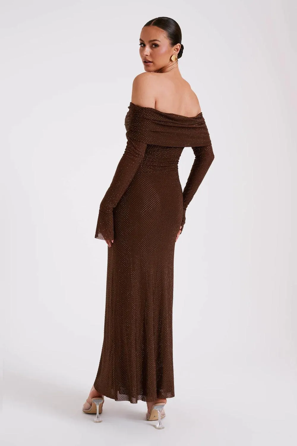 Jennifer® | Luxurious glitter evening dress