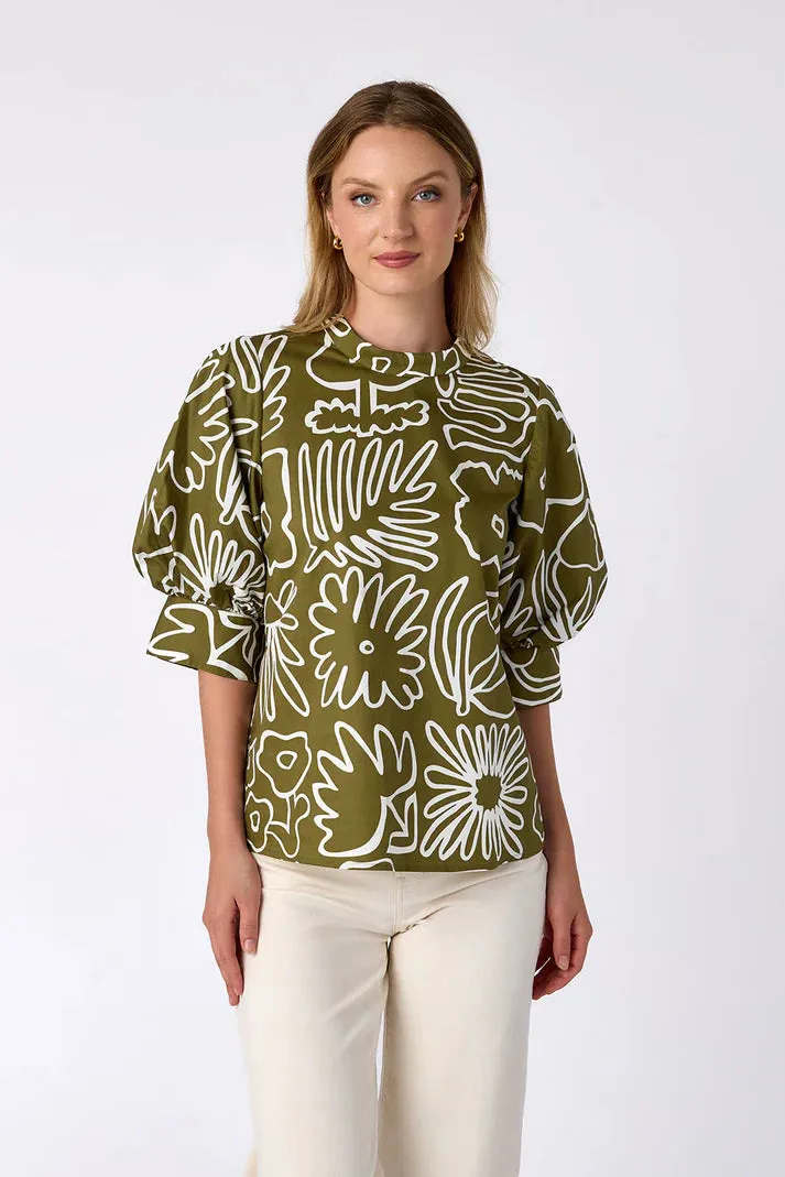 Jonesy Top (Floral Studies)
