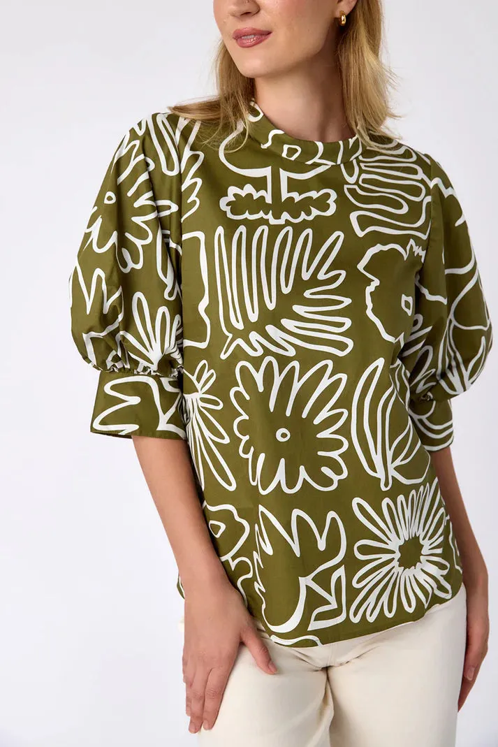 Jonesy Top (Floral Studies)