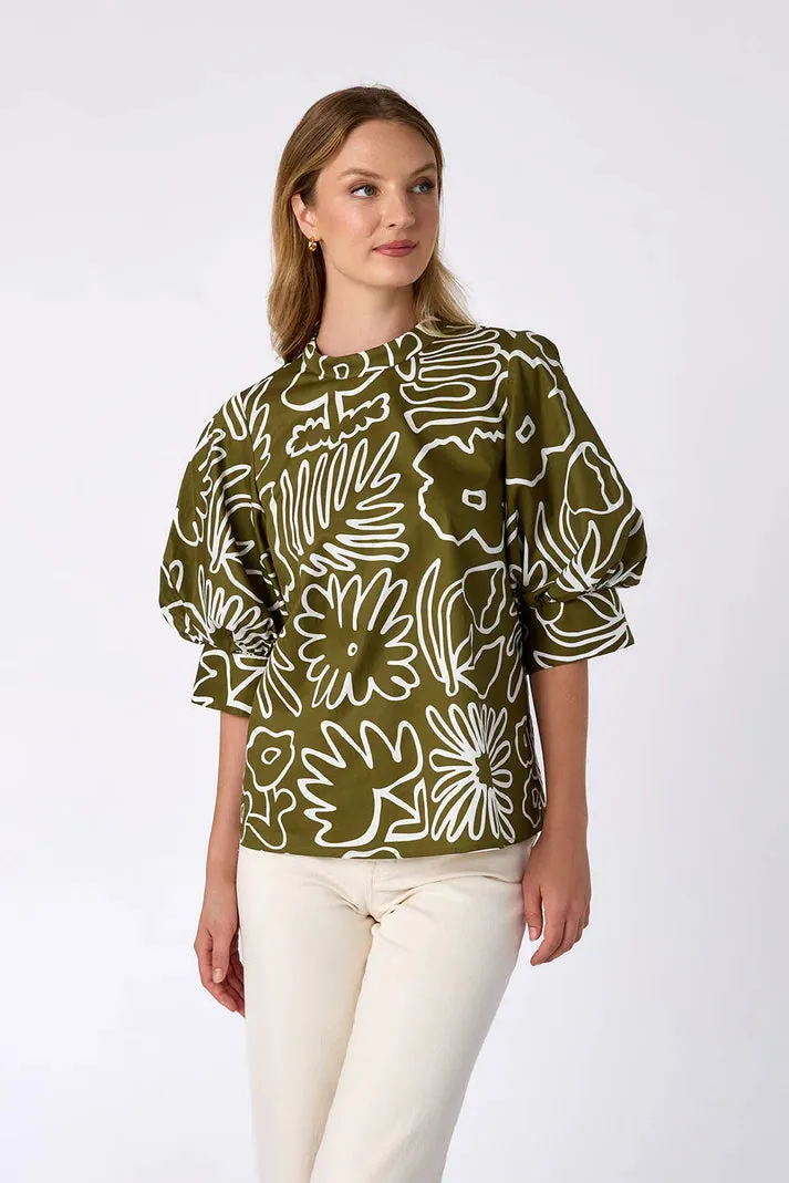 Jonesy Top (Floral Studies)