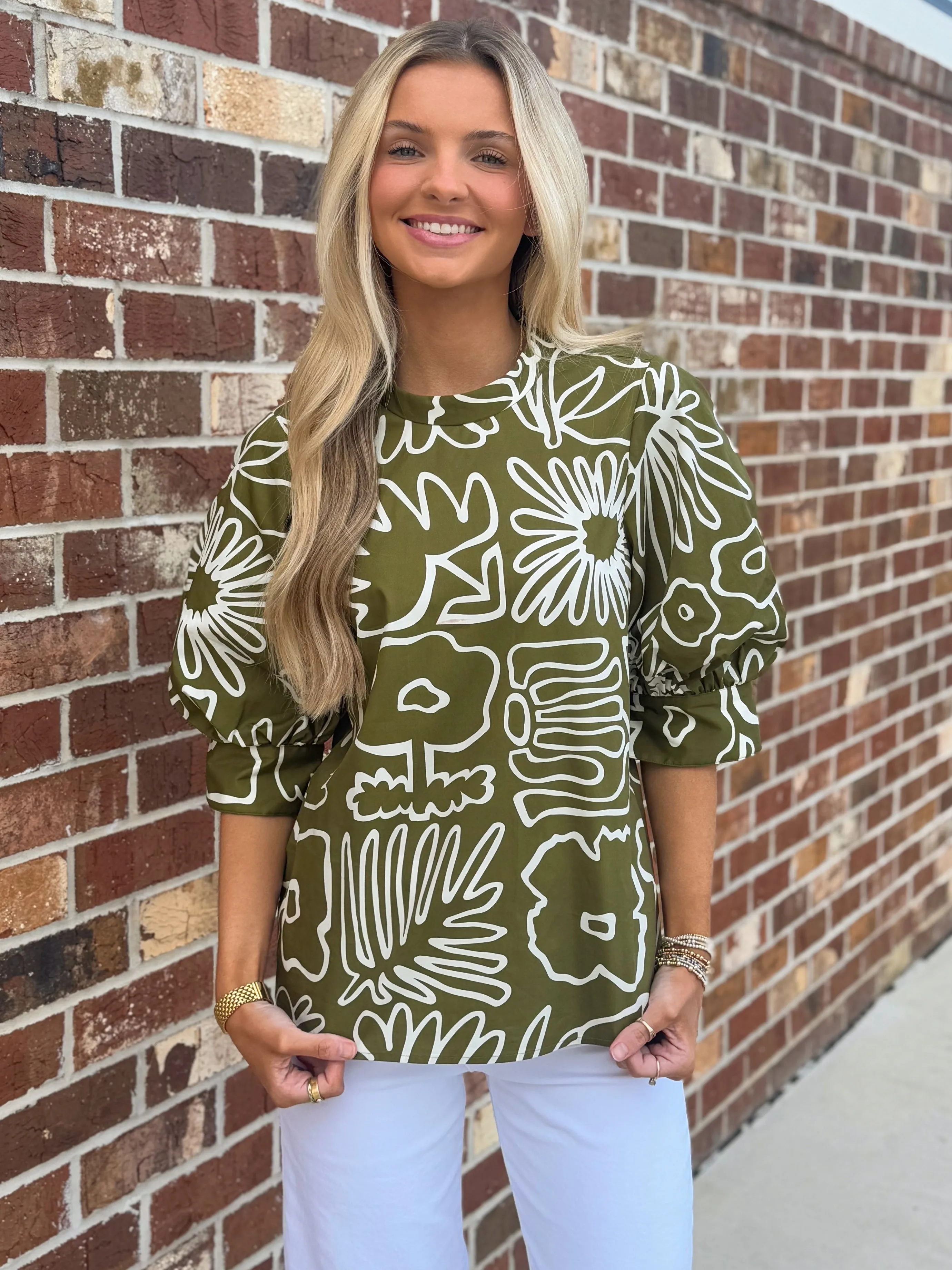 Jonesy Top (Floral Studies)