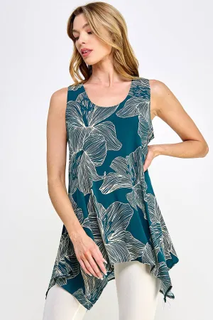 Jostar Shark Bite Hem Tank. Fall Clearance!