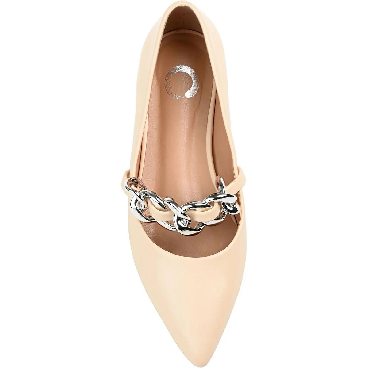Journee Collection Womens Metinaa Faux Leather Embellished Loafers