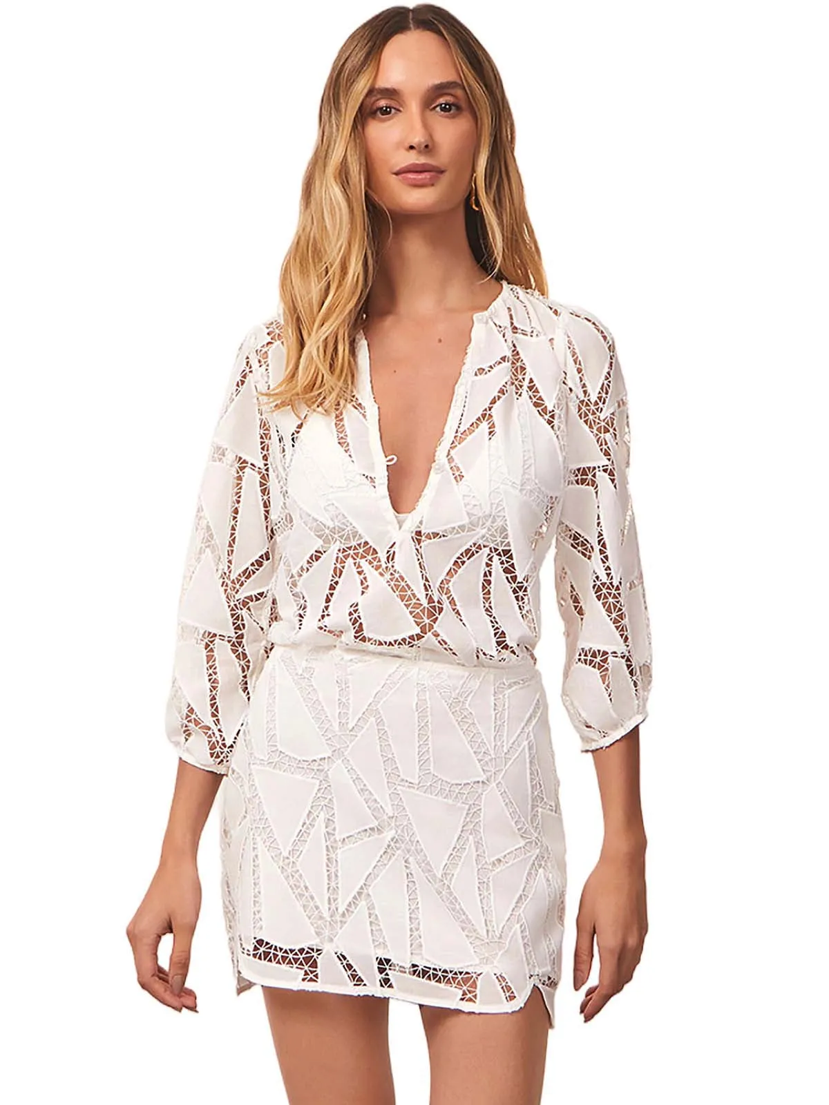Julieta Blouse-Luna Mini Skirt ::RET