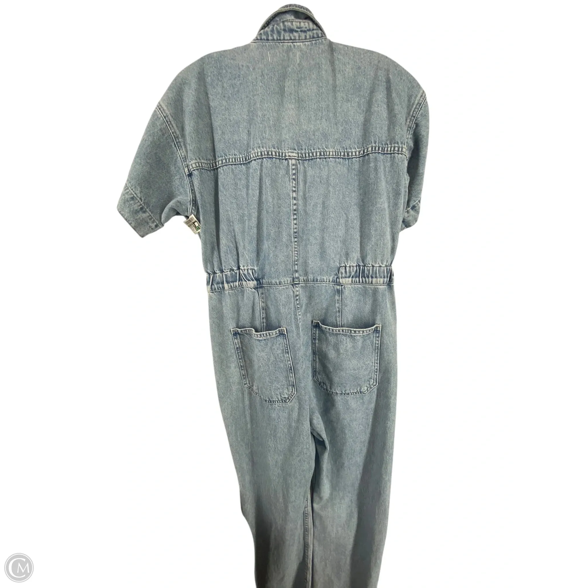 Jumpsuit By Free People In Blue Denim, Size: M