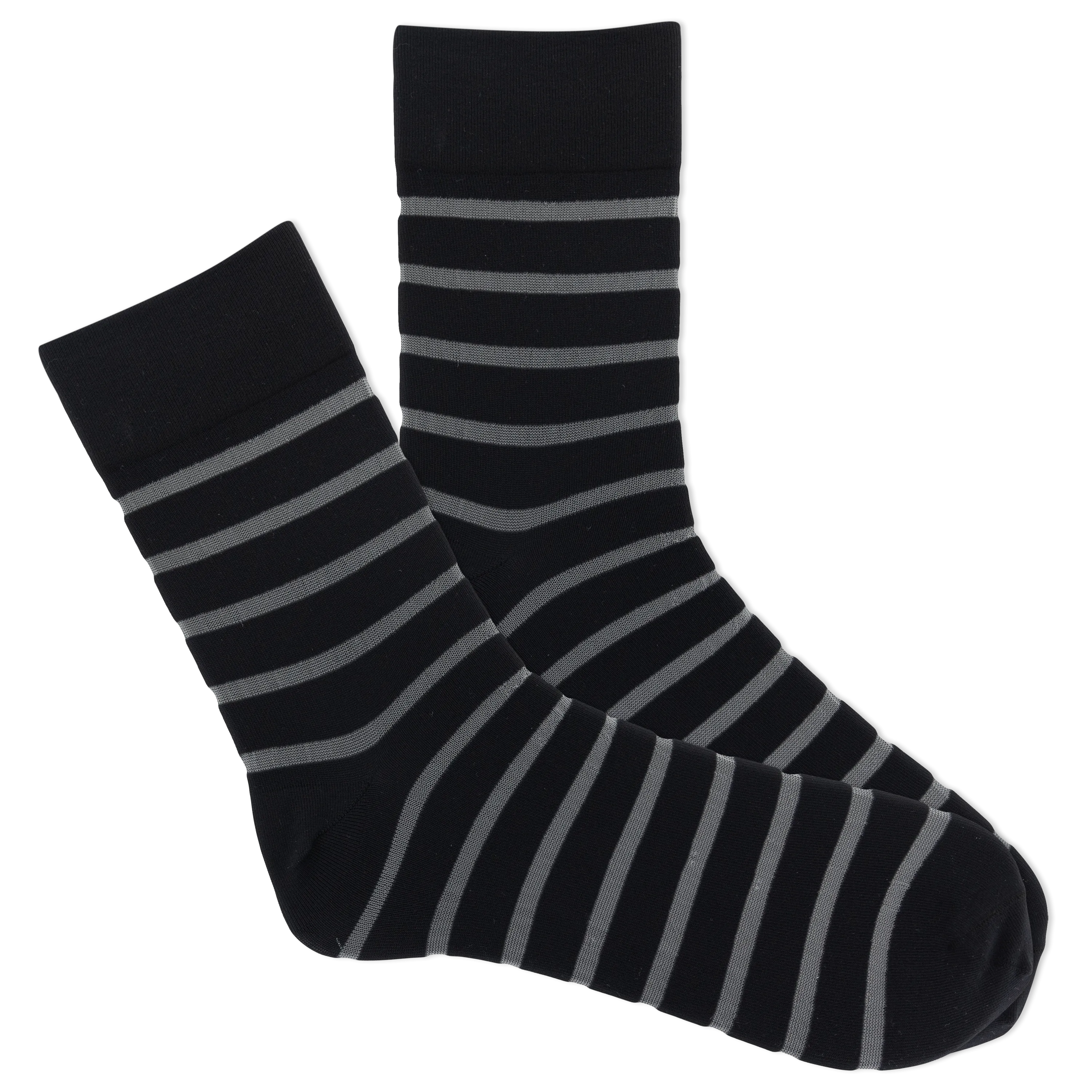 K.Bell Women's Sheer Stripe Crew