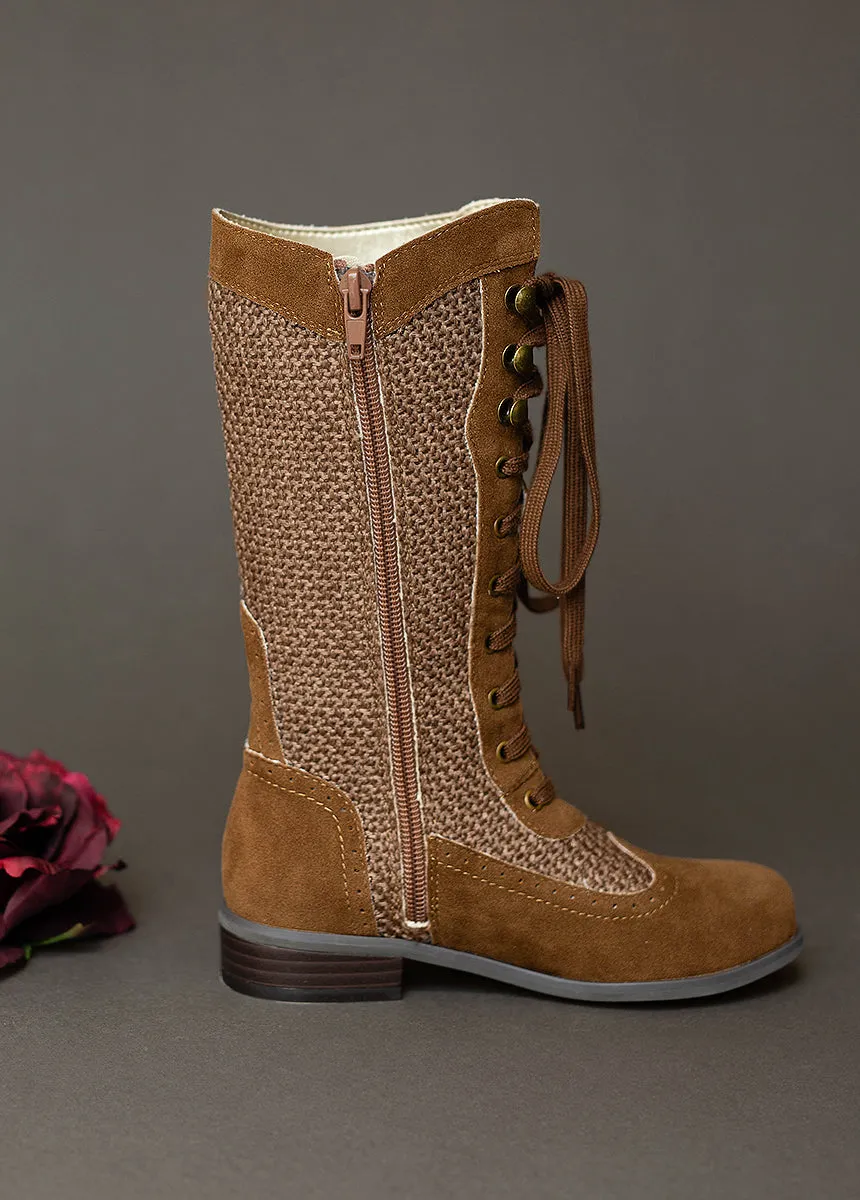 Keiko Tall Boots in Nutmeg