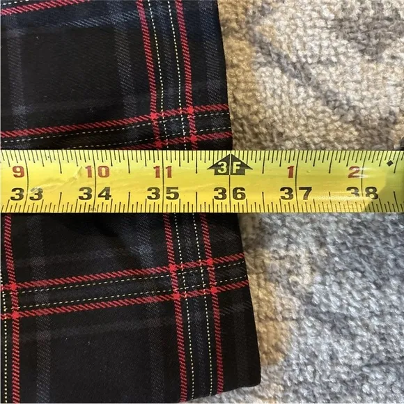 Kenneth Cole Women’s Long Plaid Open Front Blazer Size Large