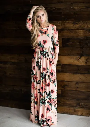 Khloe Women's Flowy Floral Maxi Dress