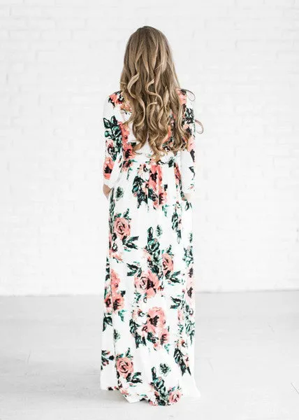 Khloe Women's Flowy Floral Maxi Dress