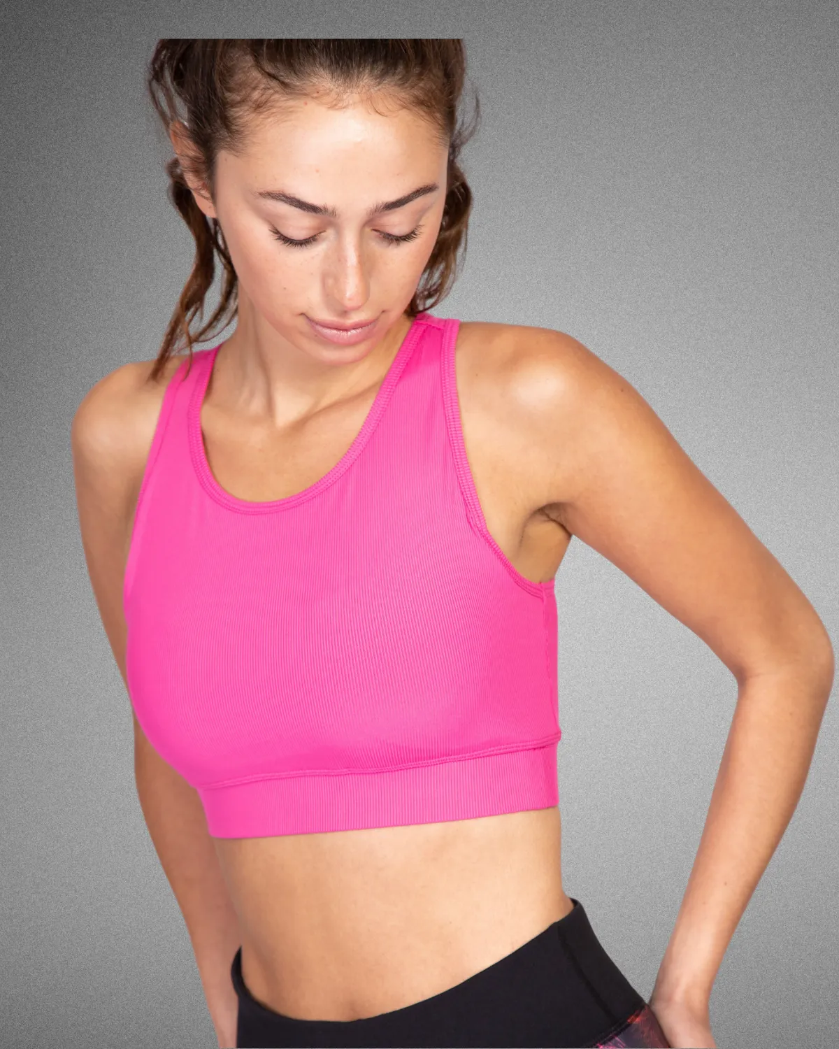 KILOGEAR Women's Ribbed Seamless Bra