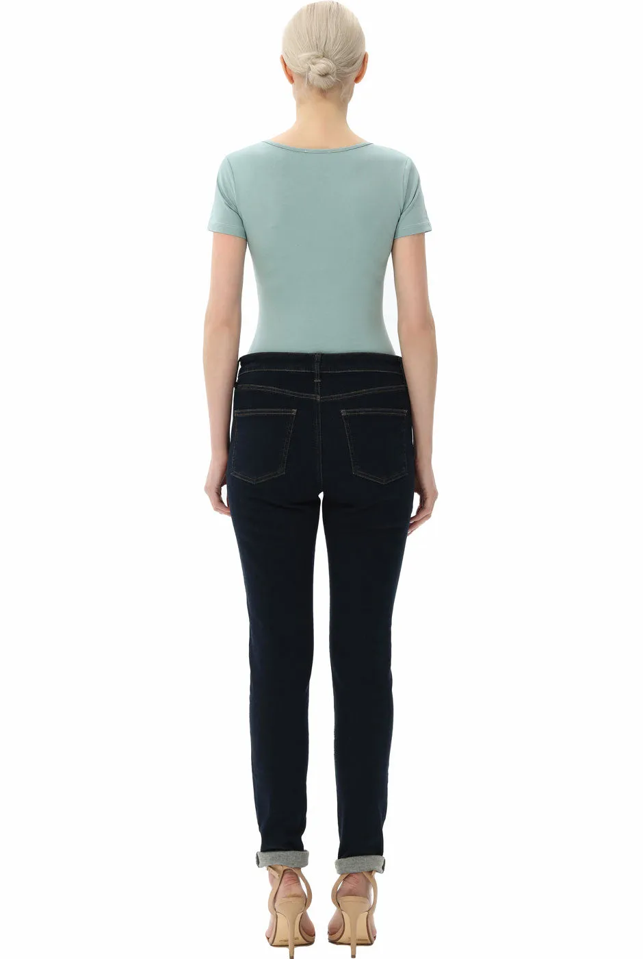 Kimi   Kai Women's U-Neck Basic Bodysuit