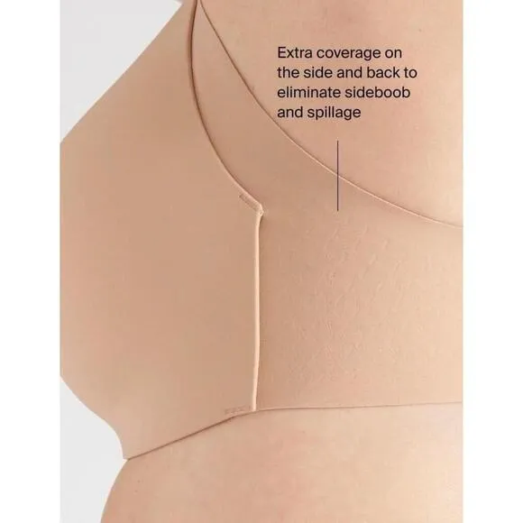 Knix Wingwomen Contour Wireless Bra Warm Sand Size 5 (36D)