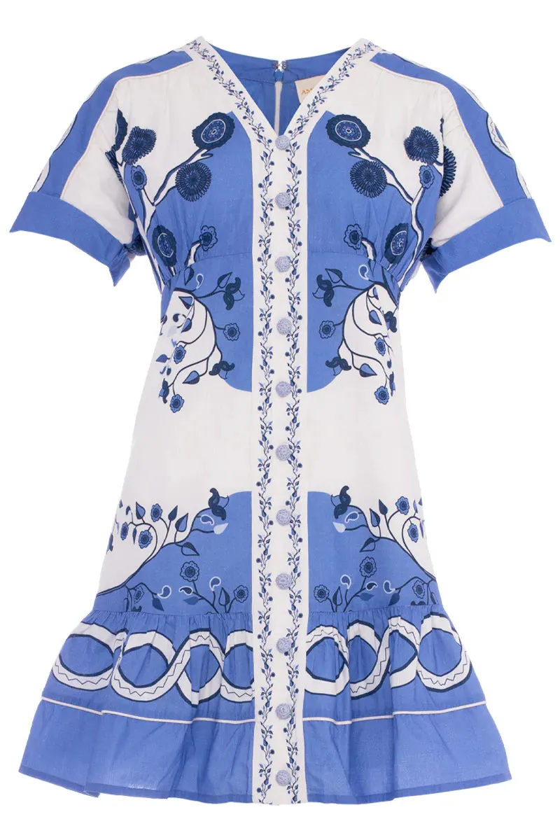 Kylie Dress (Royal Forest)